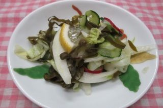 キャベツのきざみ昆布炒め