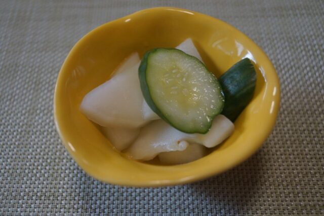 リンゴ酢のピクルス