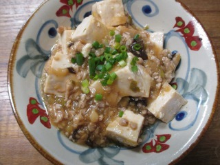 醤油マーボ豆腐