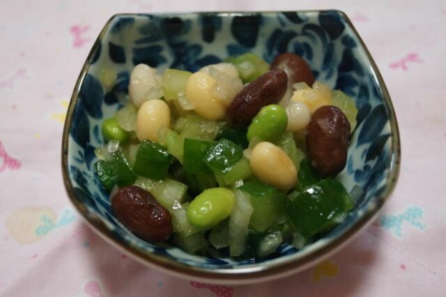 コロコロ豆野菜サラダ