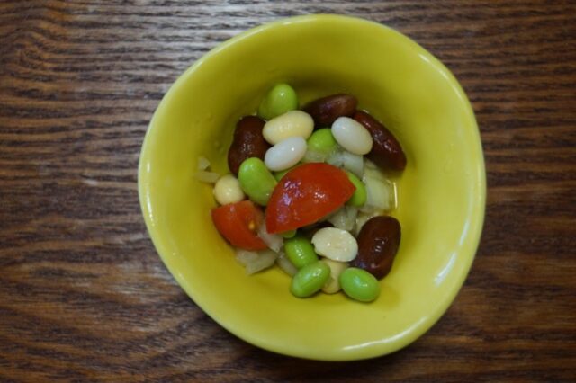 枝豆とトマトのレモンマリネ