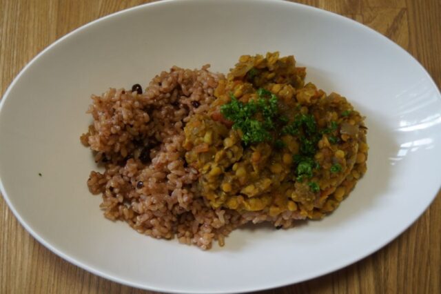 レンズ豆のベジカレー