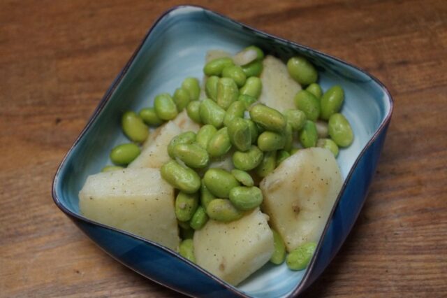 ポテト枝豆ふかし