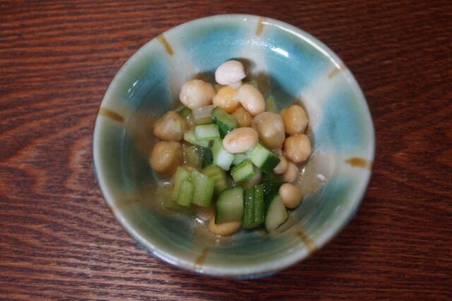 コロコロ豆野菜サラダ