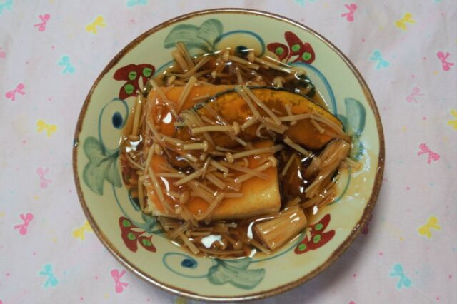 焼き豆腐のあんかけ