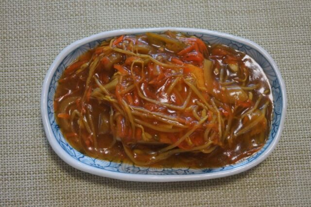 豆腐ソテー カレー野菜あん