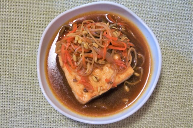 豆腐ソテー カレー野菜あん