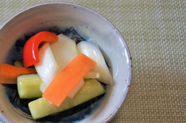 ミックス野菜の甘酢