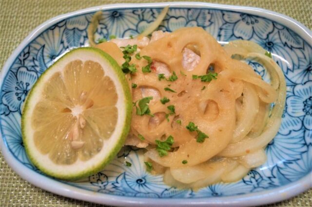 魚と野菜の酢味噌漬け