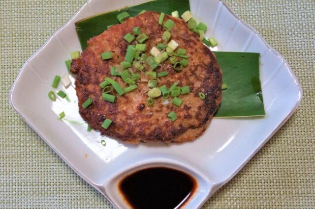 山芋と納豆のお焼き