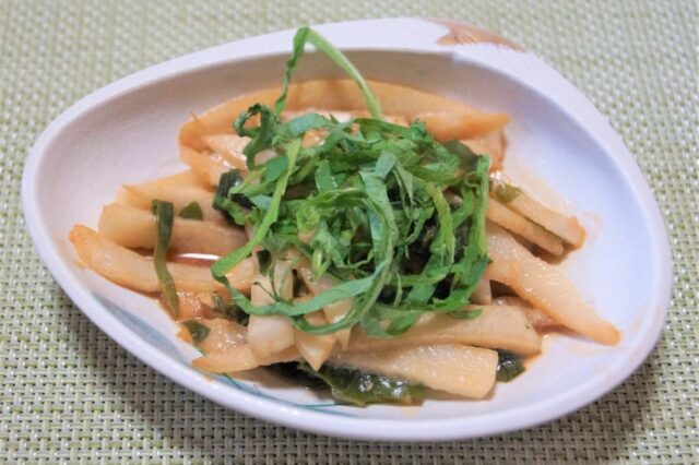 ワカメと大根の醤油麹豆乳マヨ和え