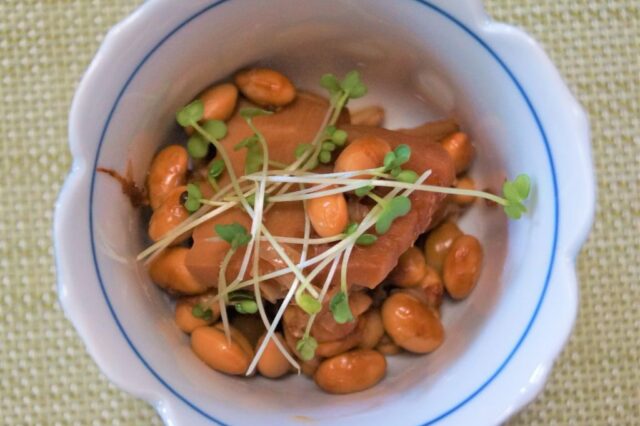 筍と大豆の土佐煮