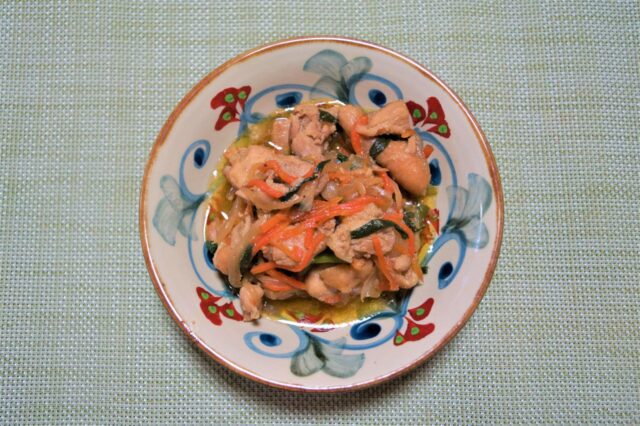 鶏肉のプルコギ風