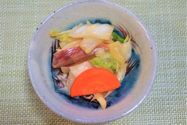 季節野菜の甘酢漬け