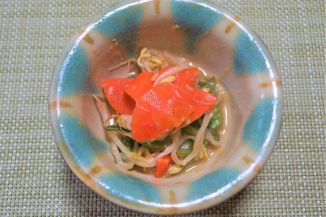 野菜の酢味噌かけ