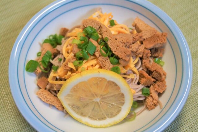 瓦そば風つけ麺そば