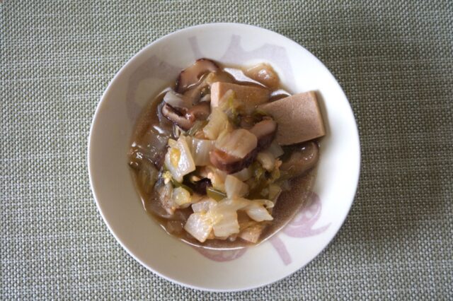 高野豆腐の中華煮
