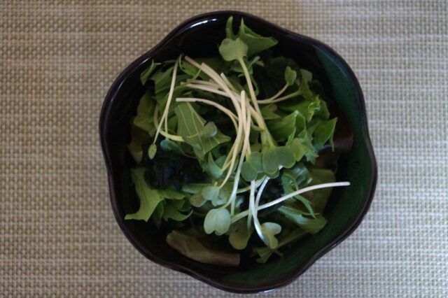ワカメと野菜のサラダ