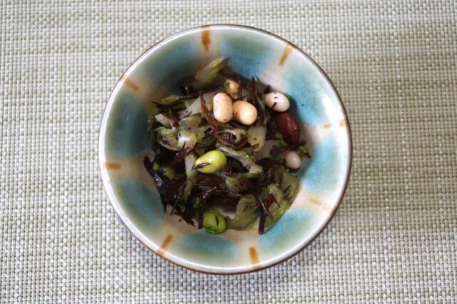 ひじきと豆のハーブマリネ