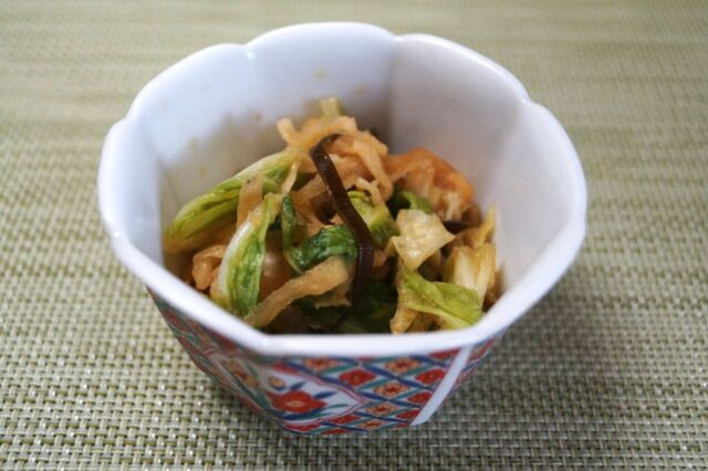 切干大根と白菜の漬物