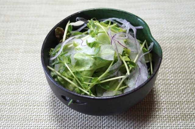 野菜サラダ(豆乳粒マスタードドレッシング)