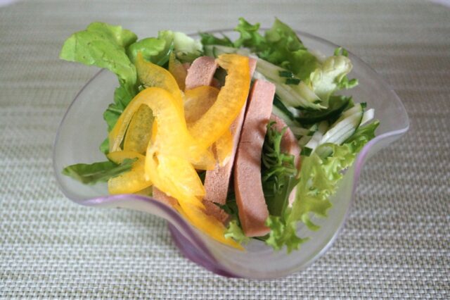 高野豆腐入りサラダ