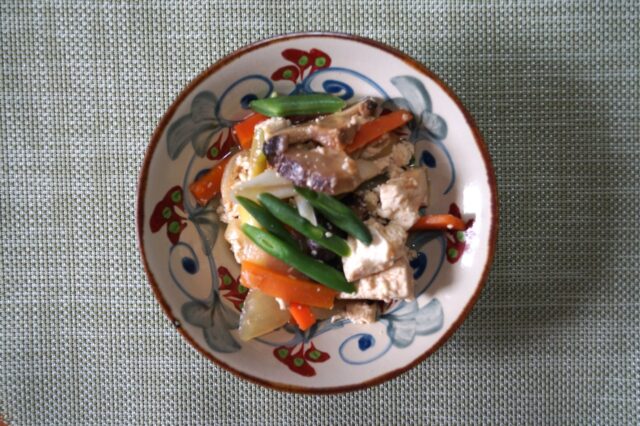辛みそ炒り豆腐