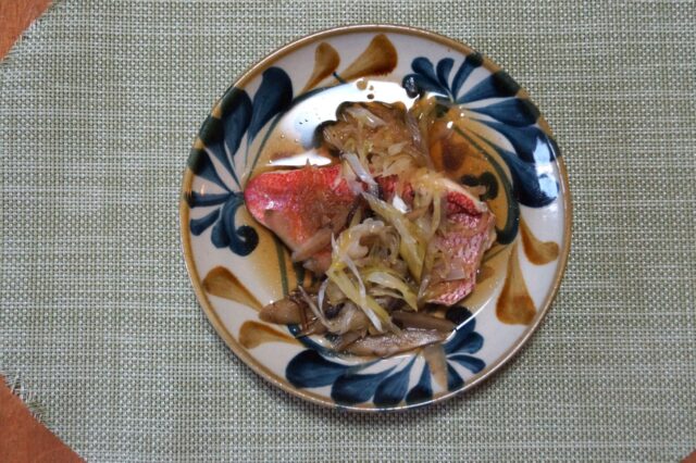 魚の沢煮仕立て