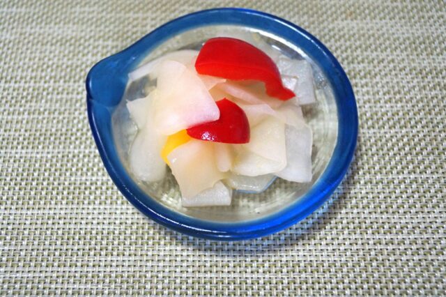 パプリカの柚子胡椒マリネ