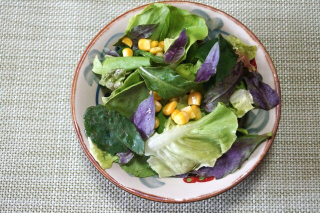 野菜サラダ(豆乳わさび味噌ドレッシング)