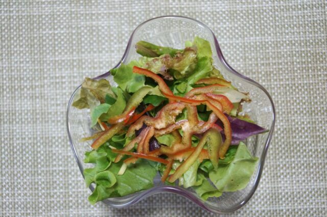 野菜サラダ(豆乳レモンドレッシング)