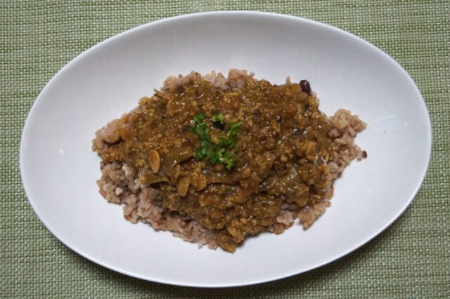 鶏と高きびのキーマカレー
