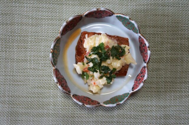 豆腐の南蛮風タルタルソース