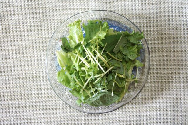 野菜サラダ(梅味噌ドレッシング)