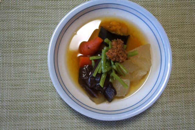 味噌マスタードの重ね煮ポトフ