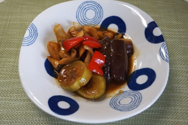 蒸し野菜のバルサミコマリネ