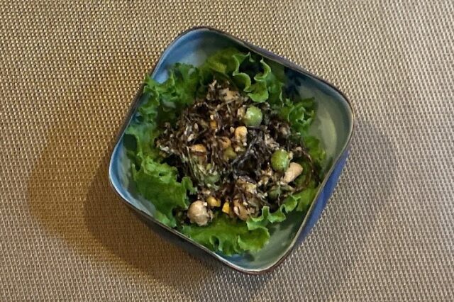 豆とひじきのしそマヨ和え★