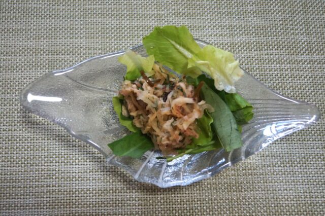 切干大根の梅おかか
