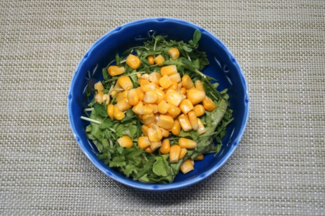野菜サラダ かつおだしドレッシング