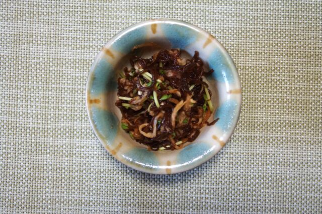 もずくと切干大根の酢の物