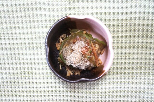 ヘチマの柚子風味お浸し