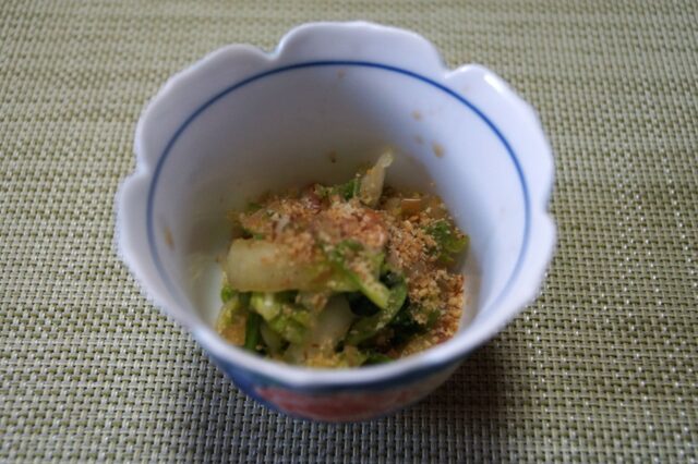白菜のお浸し