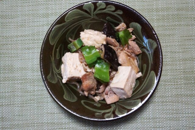 こってり肉味噌豆腐