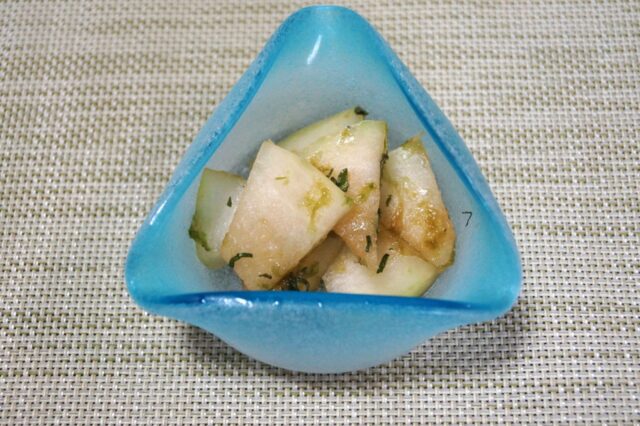 アーサと冬瓜のなます