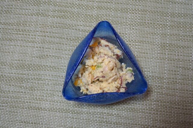 おからと豆のカレー風味和え