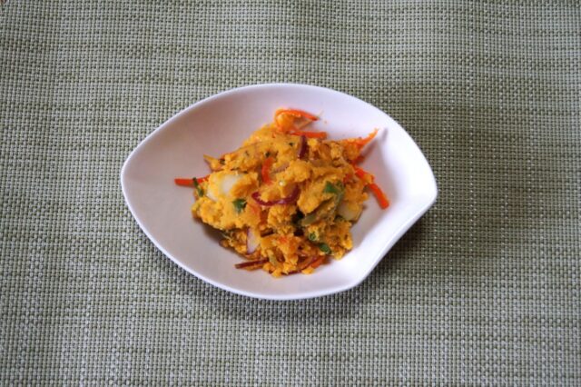 おから入りバルサミコ酢のマッシュポテト