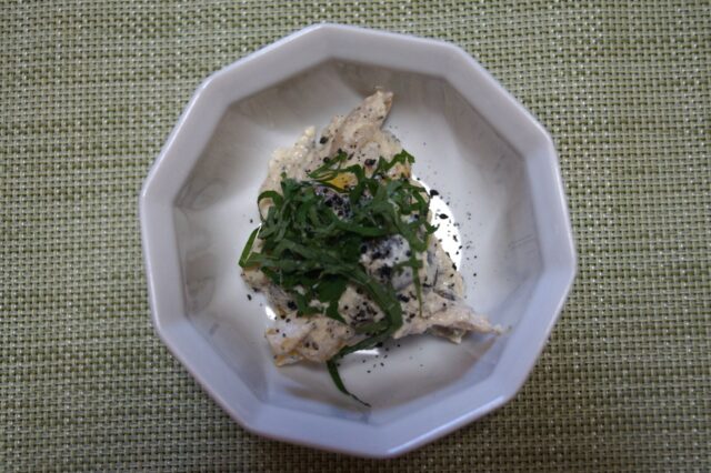 ひじきの梅味噌白和え