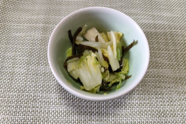 白菜の浅漬け