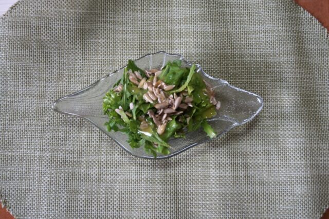 野菜サラダ クミンレモンドレッシング