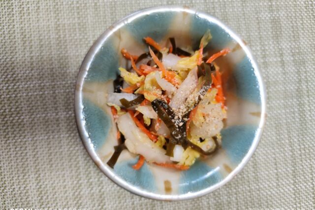 白菜のにんにく塩麴ナムル